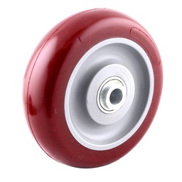 [Y-1045-100] RUEDA MARRON PU 4X1-1/4" C/BALERO