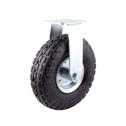 [Y-1121-266] RODAJA NEUMATICA 10" x 3" FIJA