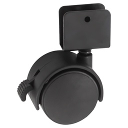 [Y-2136-40] RODAJA TIPO YOYO C/PLACA "U" c/freno 40X40MM (Precio x pieza - Empaque c/4 pzas)