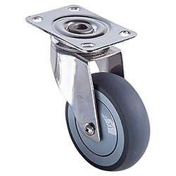 [Y-5030-100] RODAJA TPR HORQUILLA DE A. INOX. USO MEDIO GIRATORIA 4'' x 1-1/4'' (REEMPLAZA Y-5030-50)