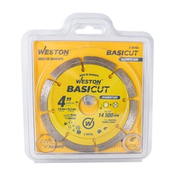 [Z-30165] DISCO DE DIAMANTE RIN SEGMENTADO 4" BASICUT