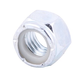 [ZK-03110] TUERCA D/SEG. INSERTO/NYLON GALV. M6 X 1 (Precio x Caja c/500 pzas)