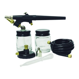 [NF4011] AEROGRAFO PLASTICO DE SUCCION 2 FRASCOS