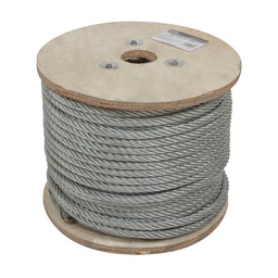 [HK5193] CABLE ACERO GALVANIZADO 1/2" 7X19 100mt