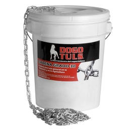 [IN5018] CADENA GALVANIZADA 1/4"G-30  25kgCUBETA