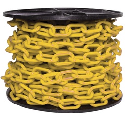 [XC5002] CADENA PLASTICA 6MM AMARILLA 25MT