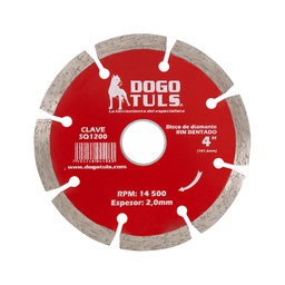 [SQ1200] DISCO DE DIAMANTE RIN SEGMENTADO 4"