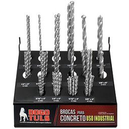 [EX1008] EXHIBIDOR BROCA PARA CONCRETO 137 PZA