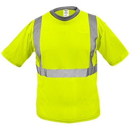 [QB1003] PLAYERA AMARILLA REFLEJANTE CORTA G