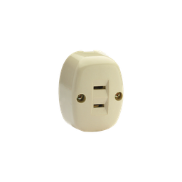 [8810400] CONTACTO OVAL SENCILLO PARA SOBREPONER