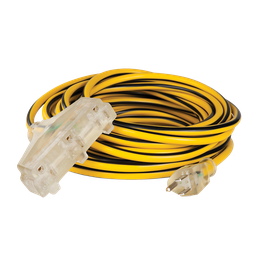 [9770093] EXT. USO RUDO 3X14 ILUMINADA 10 MTS AMARILLO/NEGRO