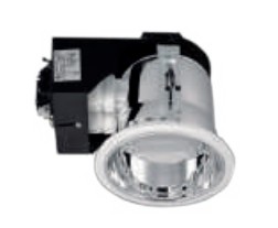[A1F-2F9A41-F-B4-261] LUMINARIO CUADRADO DE EMPOTRAR VR CON 2 LAMPARAS PLC BLANCO 52 W 120-277 V~ 60 Hz