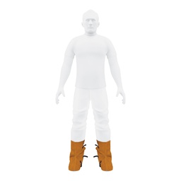 [13118] Proteccion para soldar, polainas de carnaza, Truper