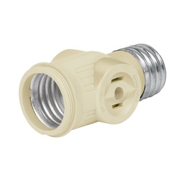 [46514] Portalampara de baquelita, con doble contacto, Volteck