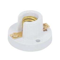 [46531] Portalampara de porcelana para candil, Volteck