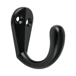 [46833] Gancho sencillo tipo perchero, negro, Hermex