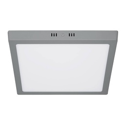 [47449] Luminario LED tipo plafon 24 W, cuadrado, luz de dia, gris