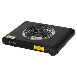 [47556] Parrilla electrica 1 quemador espiral, negra, Volteck