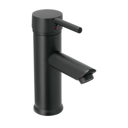 [47792] Monomando corto negro para lavabo, Foset Tubig