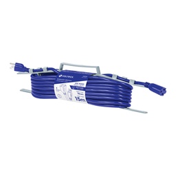 [48059] Extension de uso rudo aterrizada 15 m 3x16 AWG, Volteck