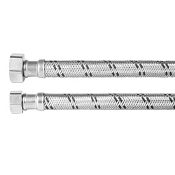 [49132] Manguera para boiler, acero inox, 1/2'x3/4', 60 cm, Foset