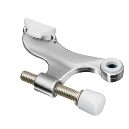 [49615] Tope de puerta para bisagra, acabado cromo mate, Hermex