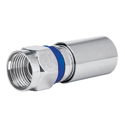 [48328] Bolsa con 2 conectores coaxiales RG 6 de compresion, Volteck