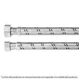 [49134] Manguera para boiler, acero inox, 1/2'x3/4', 80 cm, Foset