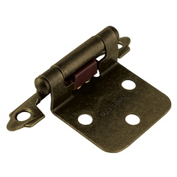 [49206] Bolsa con 2 bisagras parche de 7cm, laton antiguo, Hermex