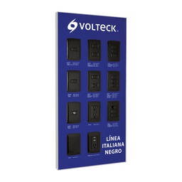 [57062] Exhibidor linea italiana negro Volteck