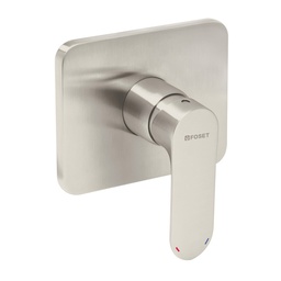 [45200] Monomando satin para regadera sin desviador, Foset