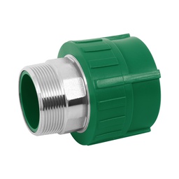 [45452] Adaptador PPR 2' macho con inserto metalico, Foset