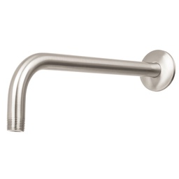 [45588] Brazo y chapeton de repuesto para regadera, 30 cm, satinado