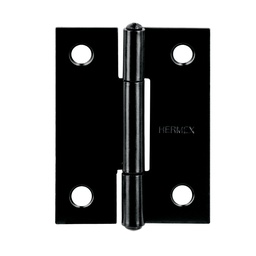 [45634] Bisagra rectangular 2' negra, Hermex
