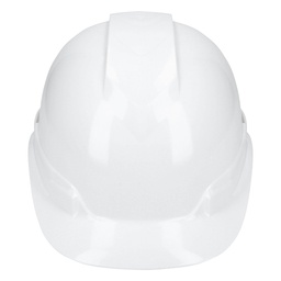 [101258] Casco de seguridad ventilado, ajuste de matraca, blanco
