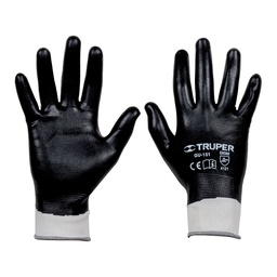 [18025] Guantes de poliester con recubrimiento de nitrilo, CH,Truper