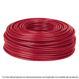 [40214] Rollo de 100 metros de cable THW CCA 12 AWG rojo, Basic
