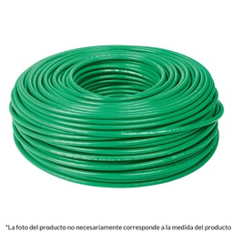 [40215] Rollo de 100 metros de cable THW CCA 12 AWG verde, Basic