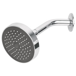 [45067] Regadera redonda 4-1/4' brazo y chapeton de acero, Basic