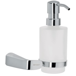 [45212] Dispensador de jabon a pared de laton cromado, Riviera