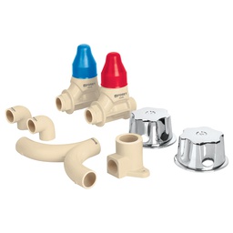 [46033] KIT de conexiones y valvulas CPVC para instalacion regadera