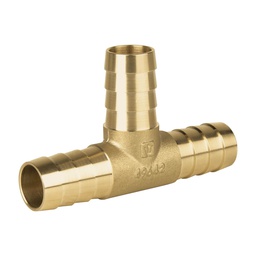 [49642] Tee insercion macho laton 3/4' para poliducto negro, Foset