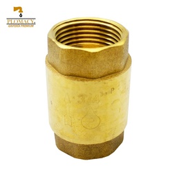 [CHR19] Valvula Check Resorte de 3/4" Plomacy (CHR19)