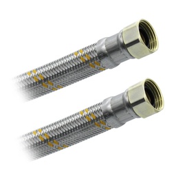 [CBI60] Conector Flexible Para Boiler 1/2 x 1/2" x 60cm. Acero Inox. Plomacy (CBI60)