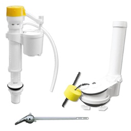 [2582] Herraje WC Ultra-Pilot  2" Ajustable One Piece Con Palanca Cromada   (2582)