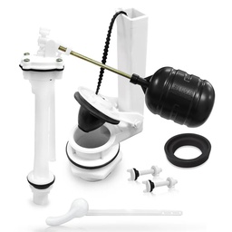 [9408] Herraje WC Mini-Max 2" x  8" Palanca Blanca y Esponjoso  (9408)