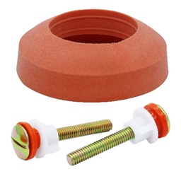 [9758] Empaque De Acoplar 2" Anaranjado Con Tornillos En Bolsita (9758)