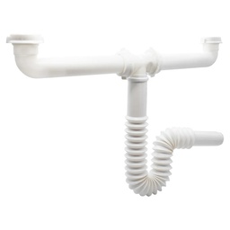 [2243G] Salida Doble Tarja Con Cespo-Plus XL (Color Gris en Bolsa de Lujo) (2243G)