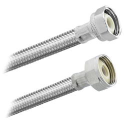 [3623] FamaFlex Premium Para Sanitario 1/2" FIP X 7/8" FIP X 30cm.-12"  (3623)