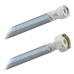 [3938] FamaFlex Poliacero Para Sanitario 3/8" COMP x 7/8" FIP x 35cm.-14"  (3938)